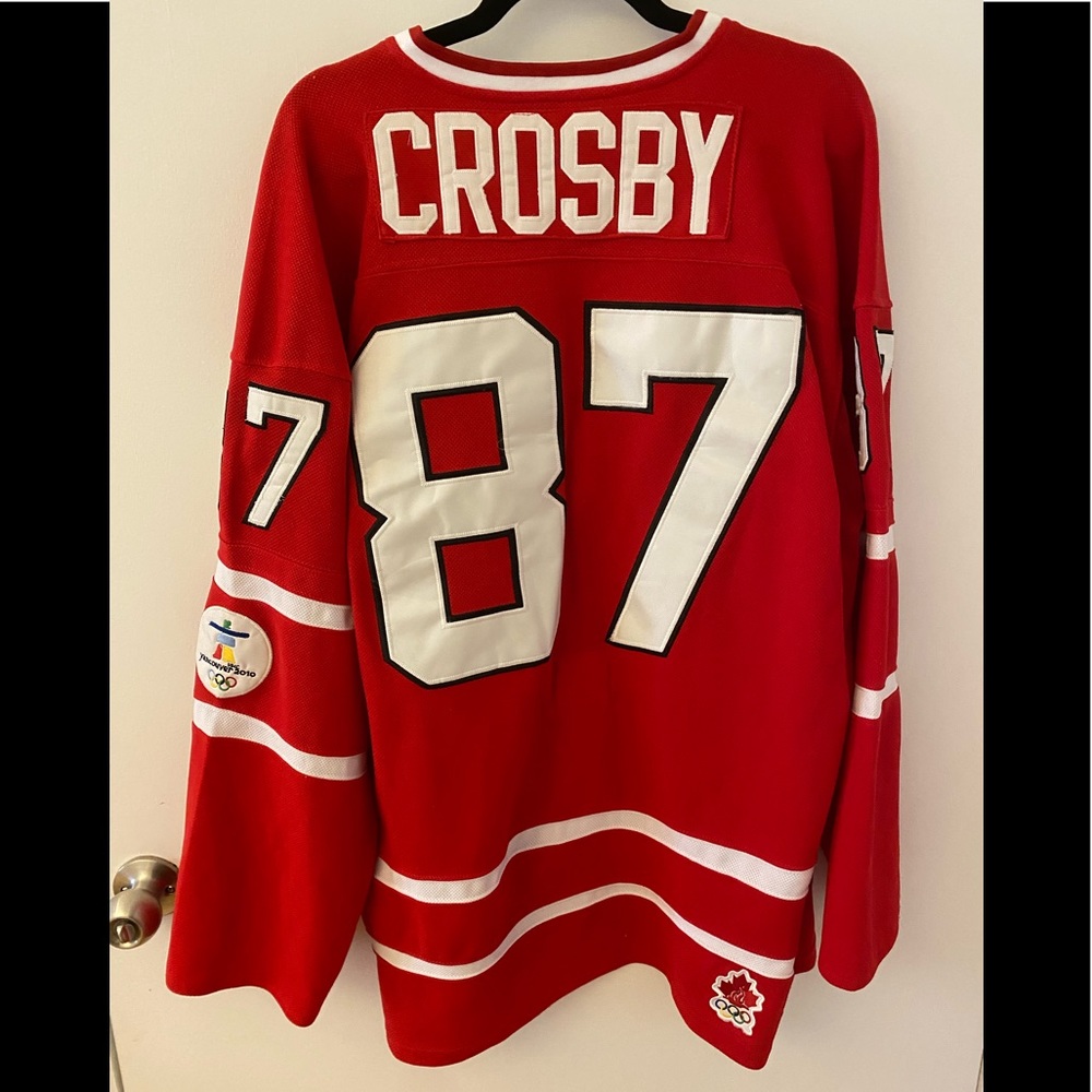Sidney Crosby Vancouver 2010 Olympics Jersey